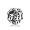 Perle "Lettre Ronde" ~ Argent Sterling