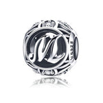 Charger l&#39;image dans la galerie, Perle &quot;Lettre Ronde&quot; ~ Argent Sterling
