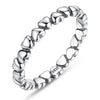 Bague "Cœurs" ~ Argent Sterling