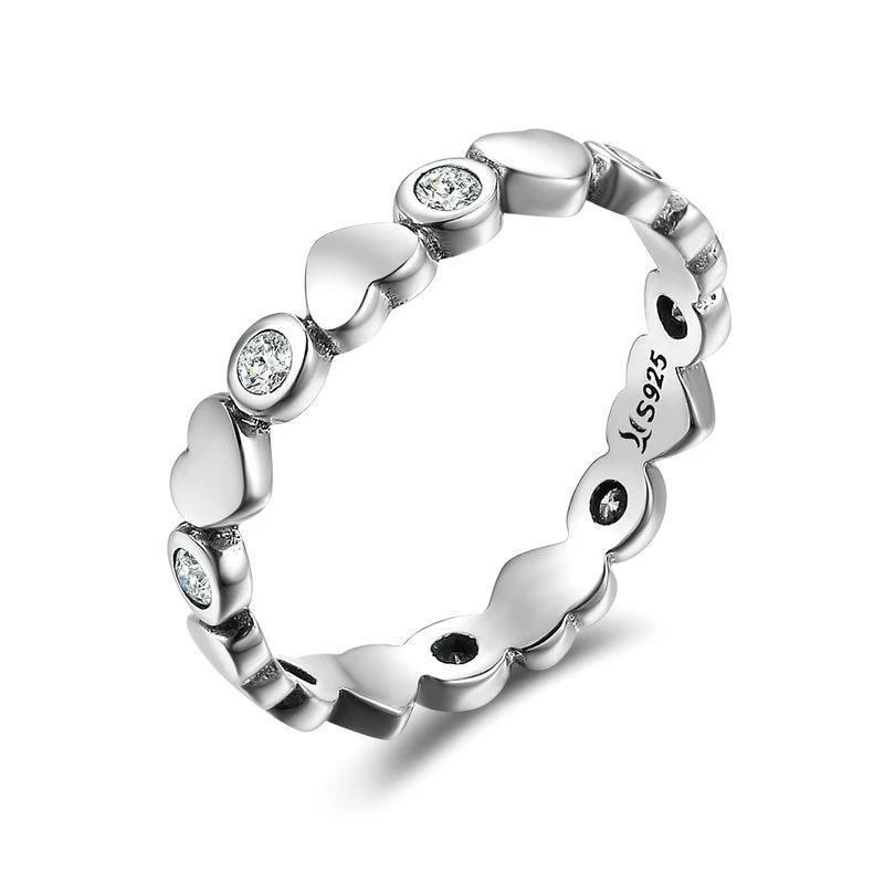 Bague "Heart" ~ Argent Sterling