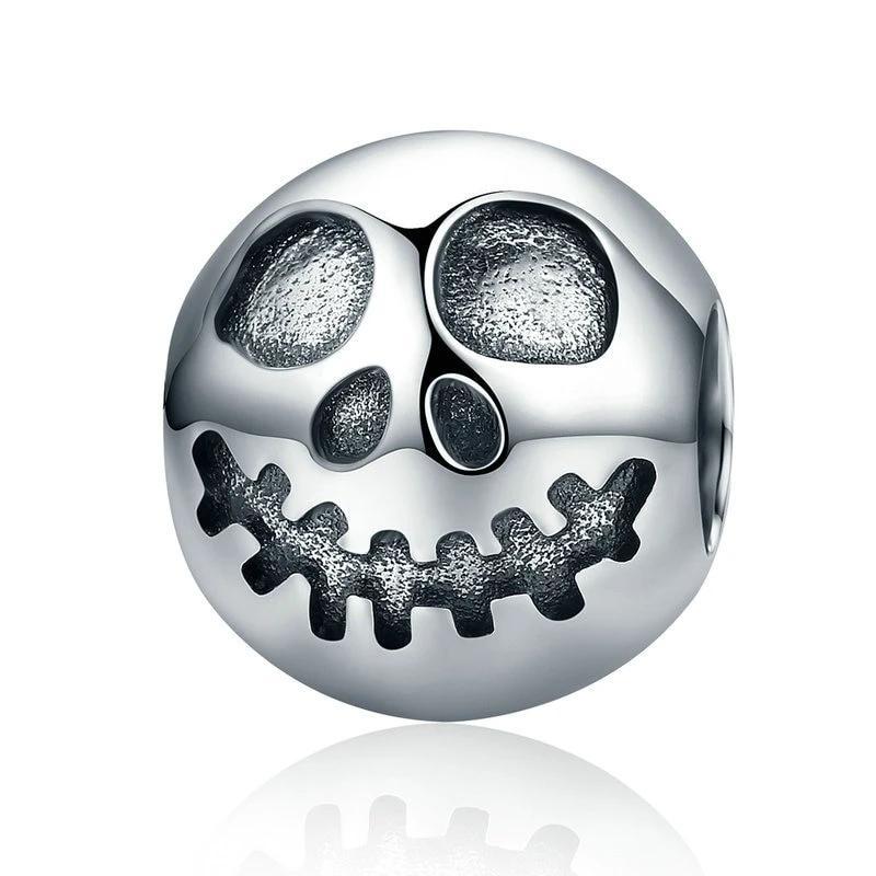 Perle "Halloween" ~ Argent Sterling