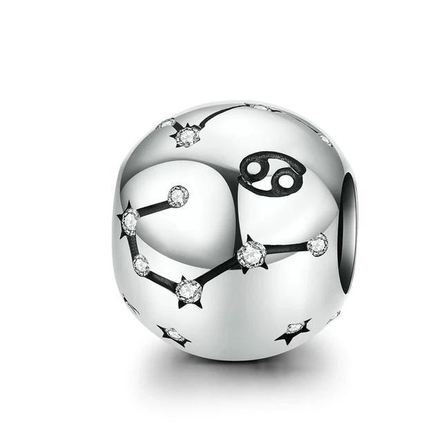 Perle "Zodiaque" ~ Argent Sterling