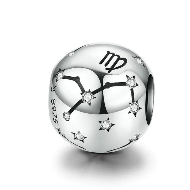 Perle "Zodiaque" ~ Argent Sterling