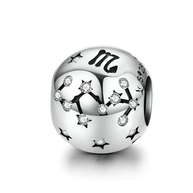 Perle "Zodiaque" ~ Argent Sterling