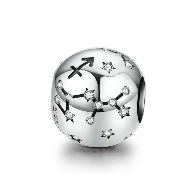 Perle "Zodiaque" ~ Argent Sterling