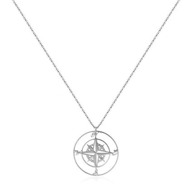 Collier "Points Cardinaux" ~ Or / Argent / Rose