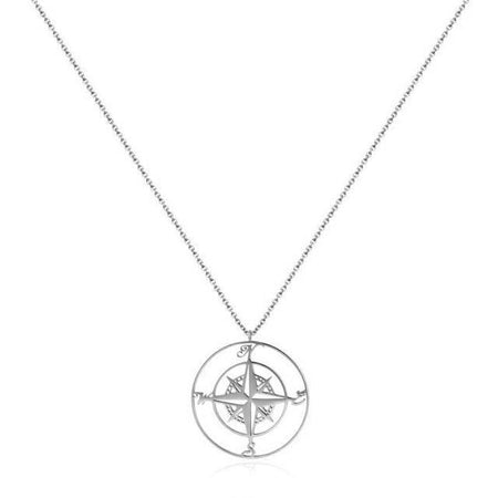 Collier "Points Cardinaux" ~ Or / Argent / Rose