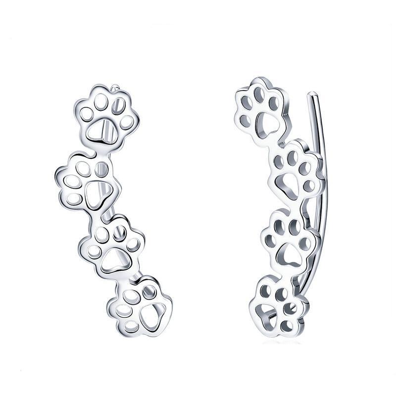 Boucles "Petites Empreintes" ~ Argent Sterling