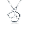 Collier "Loved Cat" ~ Argent Sterling