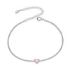 Bracelet "Pink Love" ~ Argent Sterling