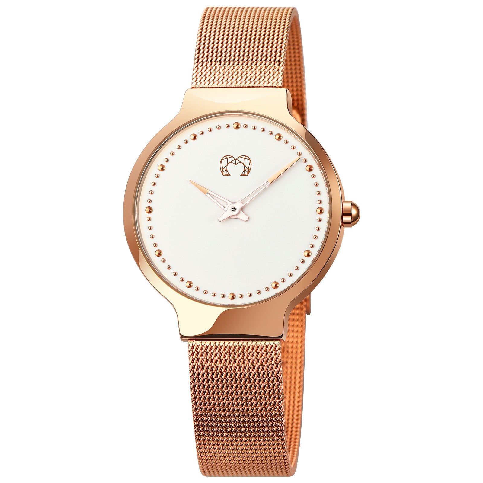 Montre "Base" ~ Rose Blanc