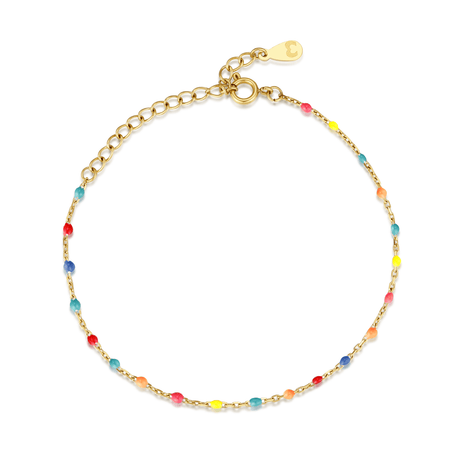 Bracelet de cheville "Cocktail" ~ Or / Argent