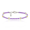 Bracelet de cheville "Petites Fleurs" ~ Multicolore