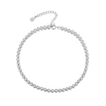 Charger l&#39;image dans la galerie, Bracelet de cheville &quot;Light Blanch&quot; ~ Or/Argent
